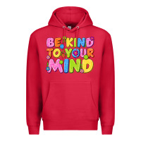 Cardinal be kind to your mind Premium Hoodie - NancyCooperArtShop