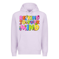 Lilac be kind to your mind Premium Hoodie - NancyCooperArtShop
