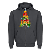 Smoke christmas book tree Zipper Hoodie - Zillion Design Studio