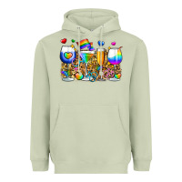 Matcha pride wine cups Heavyweight Hoodie - Zillion Design Studio