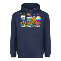 Navy pride wine cups Heavyweight Hoodie - Zillion Design Studio