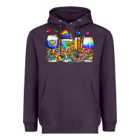 Plum pride wine cups Heavyweight Hoodie - Zillion Design Studio