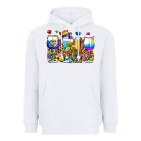 White pride wine cups Heavyweight Hoodie - Zillion Design Studio