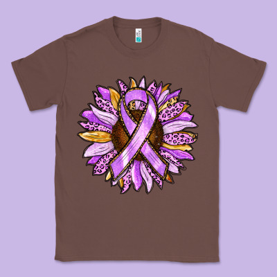 Cancer Awareness Sunflower Classic Tee Designed By Ranaportraitstore