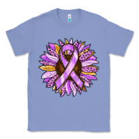 Colony Blue Cancer Awareness Sunflower Classic Tee - RanaPortraitStore