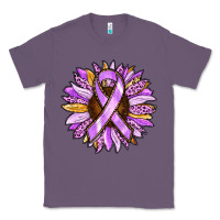 Lavender Cancer Awareness Sunflower Classic Tee - RanaPortraitStore