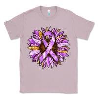 Lilac Cancer Awareness Sunflower Classic Tee - RanaPortraitStore