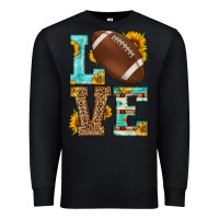 Black western love american football Premium Sweatshirt - HRA Design Shop