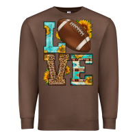 Chestnut western love american football Premium Sweatshirt - HRA Design Shop