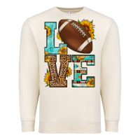 Sandshell western love american football Premium Sweatshirt - HRA Design Shop