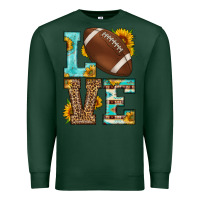 Sports Green western love american football Premium Sweatshirt - HRA Design Shop