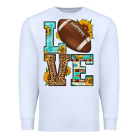 White western love american football Premium Sweatshirt - HRA Design Shop
