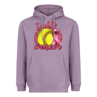 Lavender Tackle Cancer Softball Heavyweight Hoodie - texasbilliewilder