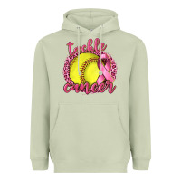 Matcha Tackle Cancer Softball Heavyweight Hoodie - texasbilliewilder