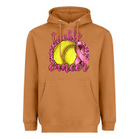 Tackle Cancer Softball Heavyweight Hoodie | Teevron