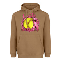 Toasted Coconut Tackle Cancer Softball Heavyweight Hoodie - texasbilliewilder