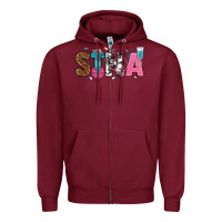 Burgundy stna Zipper Hoodie - texasbilliewilder