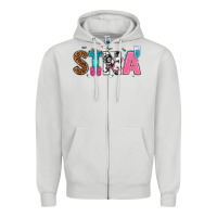 Dove Grey stna Zipper Hoodie - texasbilliewilder