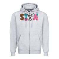 Heather Grey stna Zipper Hoodie - texasbilliewilder