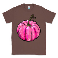 Chestnut Breast Cancer Awareness Pink Pumpkin Classic Tee - RanaPortraitStore