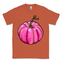 Copper Breast Cancer Awareness Pink Pumpkin Classic Tee - RanaPortraitStore