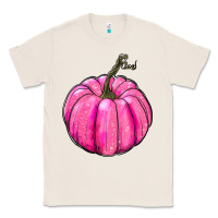 Natural Breast Cancer Awareness Pink Pumpkin Classic Tee - RanaPortraitStore