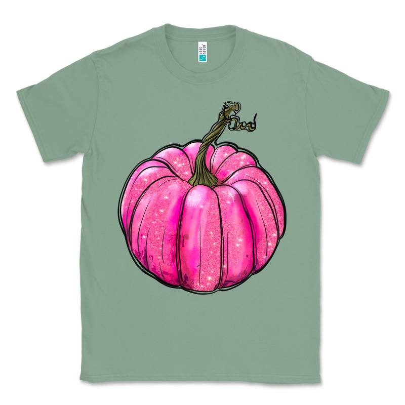 Breast Cancer Awareness Pink Pumpkin Classic Tee by RanaPortraitStore | Teevron