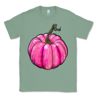 Sage Breast Cancer Awareness Pink Pumpkin Classic Tee - RanaPortraitStore