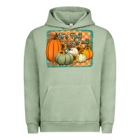 Pigment Oil Green It's Fall y'all pumpkins halloween and sunflowers Urban Hoodie - Jasminsmagicworld