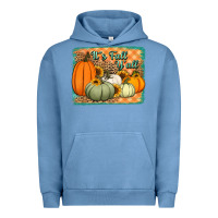 Pigment Pebble Blue It's Fall y'all pumpkins halloween and sunflowers Urban Hoodie - Jasminsmagicworld