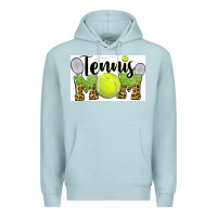 Blue Mist tennis mom Premium Hoodie - BarkalooDesign