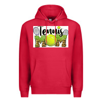 Cardinal tennis mom Premium Hoodie - BarkalooDesign