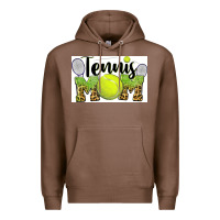 Chestnut tennis mom Premium Hoodie - BarkalooDesign