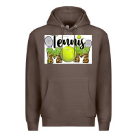 Coffee tennis mom Premium Hoodie - BarkalooDesign