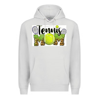 Dove Grey tennis mom Premium Hoodie - BarkalooDesign