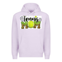 Lilac tennis mom Premium Hoodie - BarkalooDesign