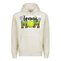 Oatmeal Heather tennis mom Premium Hoodie - BarkalooDesign