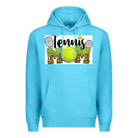 Ocean Blue tennis mom Premium Hoodie - BarkalooDesign