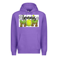 Purple tennis mom Premium Hoodie - BarkalooDesign