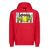 Red tennis mom Premium Hoodie - BarkalooDesign