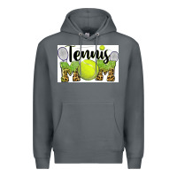 Rock tennis mom Premium Hoodie - BarkalooDesign