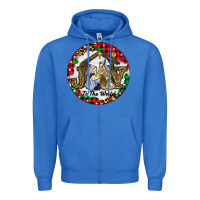 True Royal Christmas Joy To The World Zipper Hoodie - RanaPortraitStore