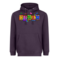 Plum pride human Heavyweight Hoodie - Zillion Design Studio