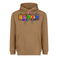 Toasted Coconut pride human Heavyweight Hoodie - Zillion Design Studio