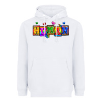 White pride human Heavyweight Hoodie - Zillion Design Studio