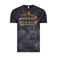 Cloud Black little miss mardi gras Vintage Tee - Artiststas
