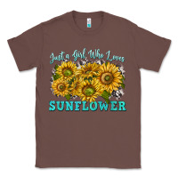 Chestnut just a girl who loves sunflower Classic Tee - texasbilliewilder
