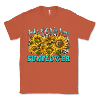 Copper just a girl who loves sunflower Classic Tee - texasbilliewilder