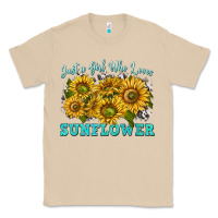 Mushroom just a girl who loves sunflower Classic Tee - texasbilliewilder