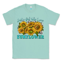 Just A Girl Who Loves Sunflower Classic Tee | Teevron